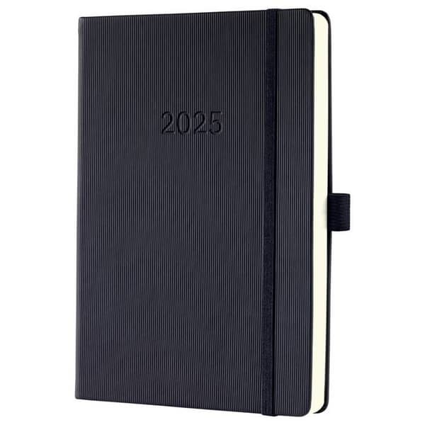 Sigel Conceptum 2025 dagsplanerare C2510 DIN A5 bindningsfärg: svart 1 st.