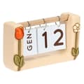 Miniatyrbild 3 av 3: Kalender - ephemeris block Thun - C3183H90 - Bordsbord i keramik Happy Country