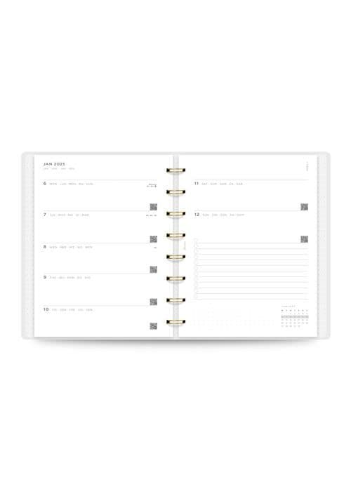 Agenda - organisatör - Filofax påfyllning - 25-68300 - Agenda A5 2025 Ljusmåne