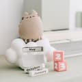 Miniatyrbild 5 av 6: Ett 3D evighetskalender - Pusheen - Purrfect Love - Handmålad resin - Utbytbara kuber - Unisex