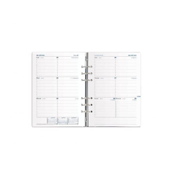 Organizer - ORGANISATOR - 21 Horisontell - 15x21cm - Varje vecka - Påfyllning i film