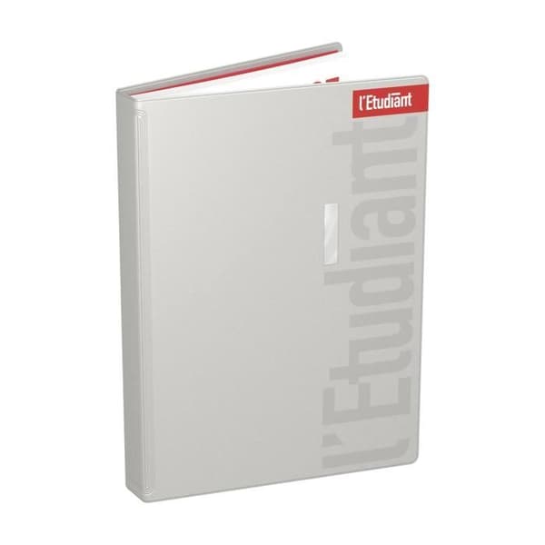 STUDENT Dagbok 400118755 - 15 x 21 cm - 1 dag per sida - Vadderat PVC-omslag - 352 P - Silverfärg