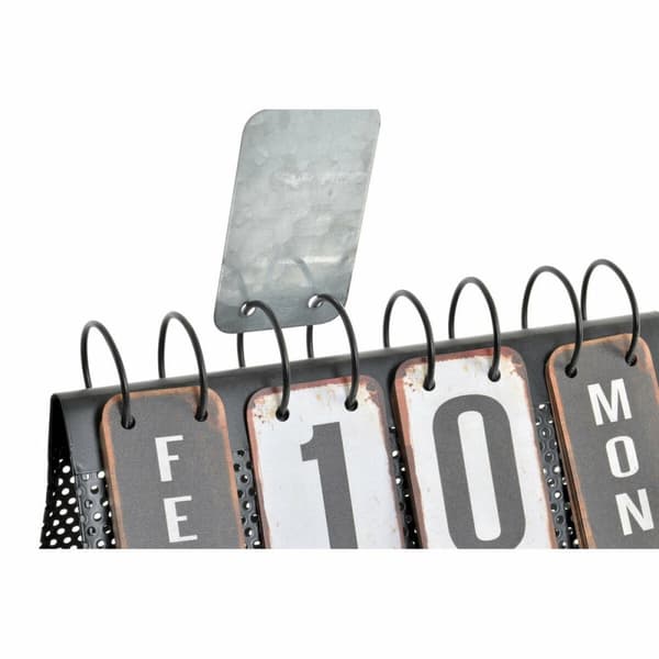 Skrivbordskalender DKD Home Decor Vit Svart 34 x 13 x 21 cm