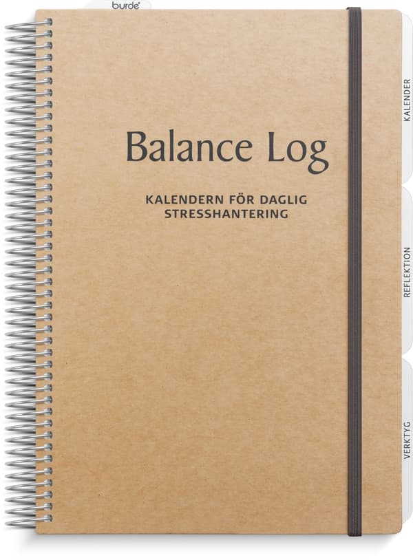 Loggbok for mindre stress og indre balanse, Burde