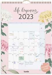 Väggkalender A3 2023 Life Organizer Burde