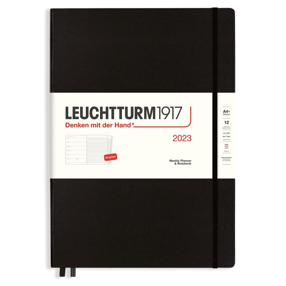 Kalender 2023 A4+ Black Leuchtturm1917