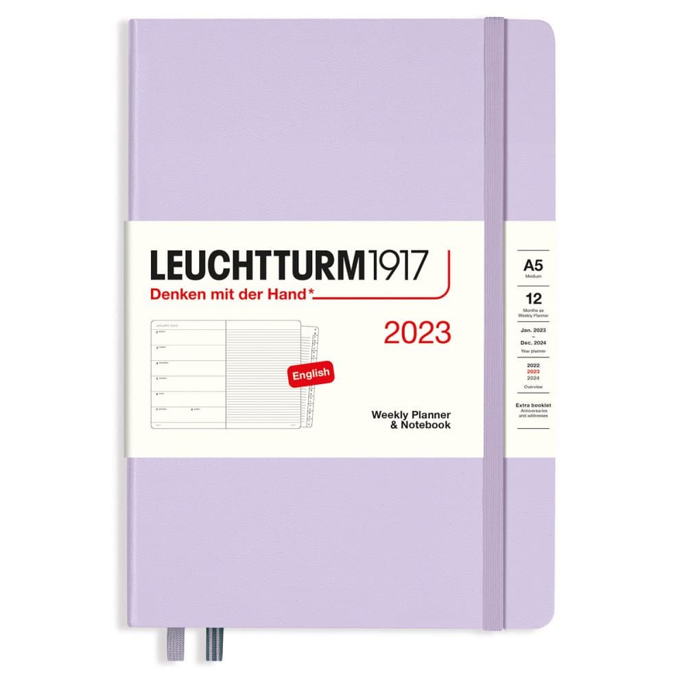 Kalender 2023 A5 Lilac Leuchtturm1917