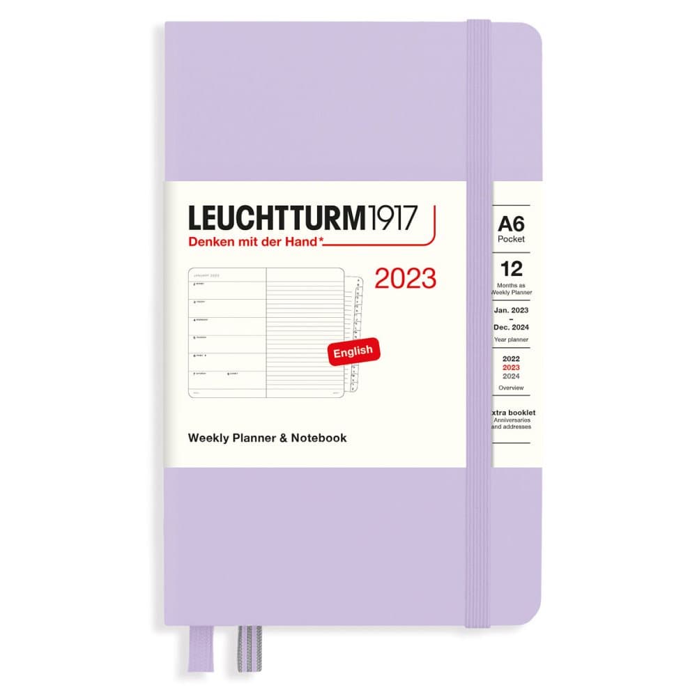 Kalender 2023 A6 Lilac Leuchtturm1917