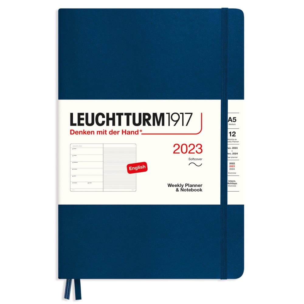 Kalender 2023 A5 Soft Navy Leuchtturm1917