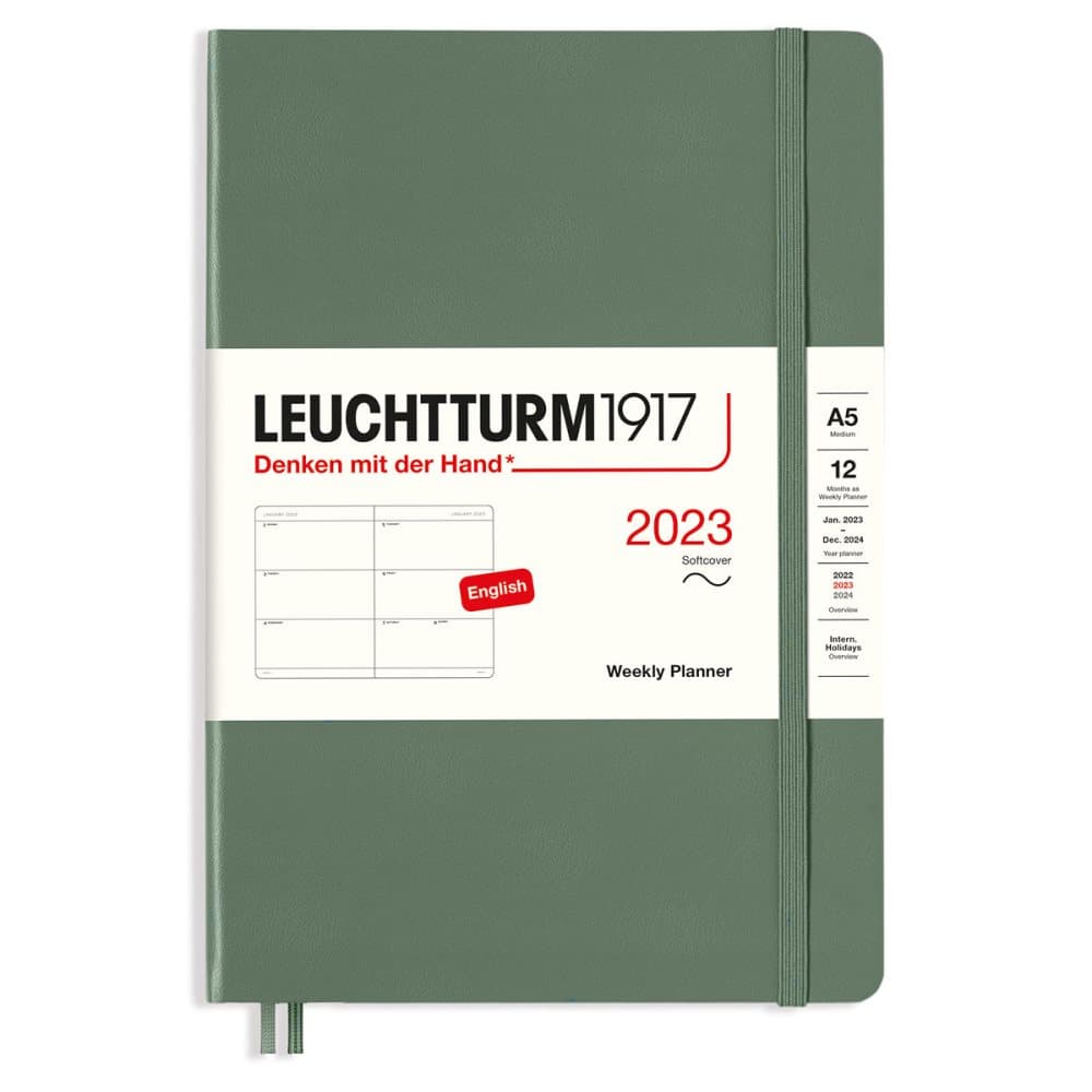 Kalender 2023 A5 Soft Olive Leuchtturm1917
