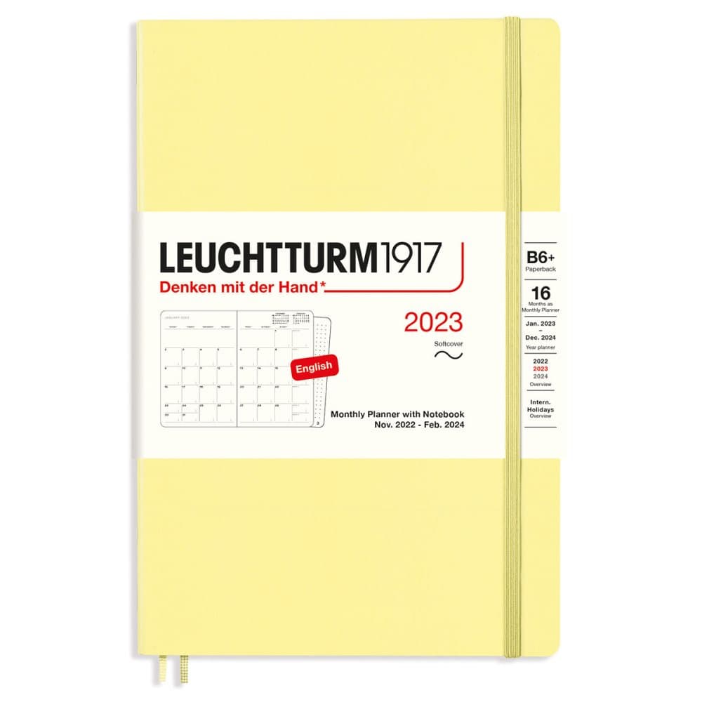 Kalender 2023 B6 16m. Vanilla Leuchtturm1917