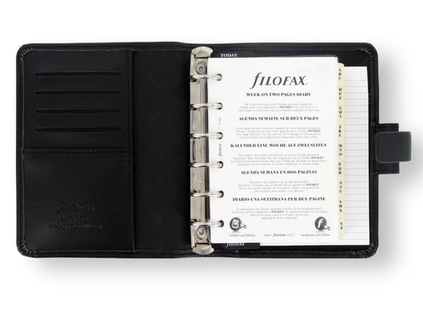 Metropol Pocket Svart Filofax