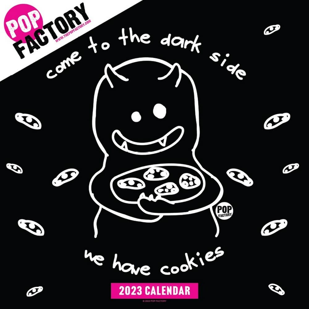 Pop Factory Den mörka sidan 2023 Väggkalender