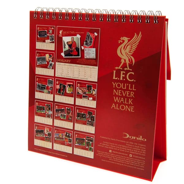 Liverpool FC 2023 Desktop Calendar CDON