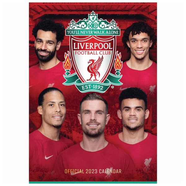 Liverpool FC 2023 A3 Wall Calendar CDON
