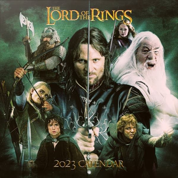 The Lord Of The Rings 2023 Wall Calendar CDON