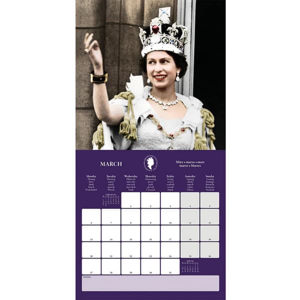 Queen Elizabeth II Celebrating The Life 2023 Paper Wall Calendar CDON