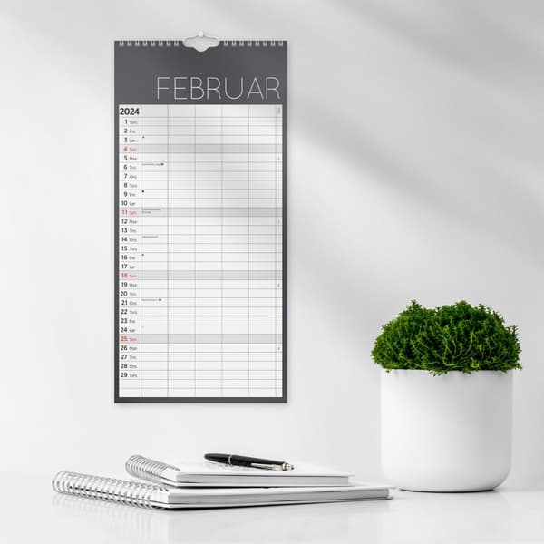 Veggkalender Hvem Gjør Hva 2023/2024 Grieg CDON