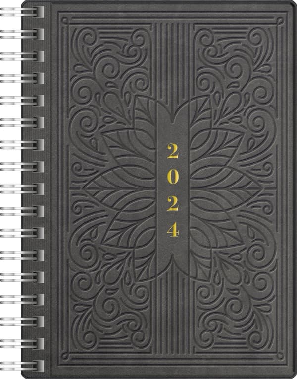 Veckokalender A6 Art Deco FSC 2024 Almanacksförlaget CDON