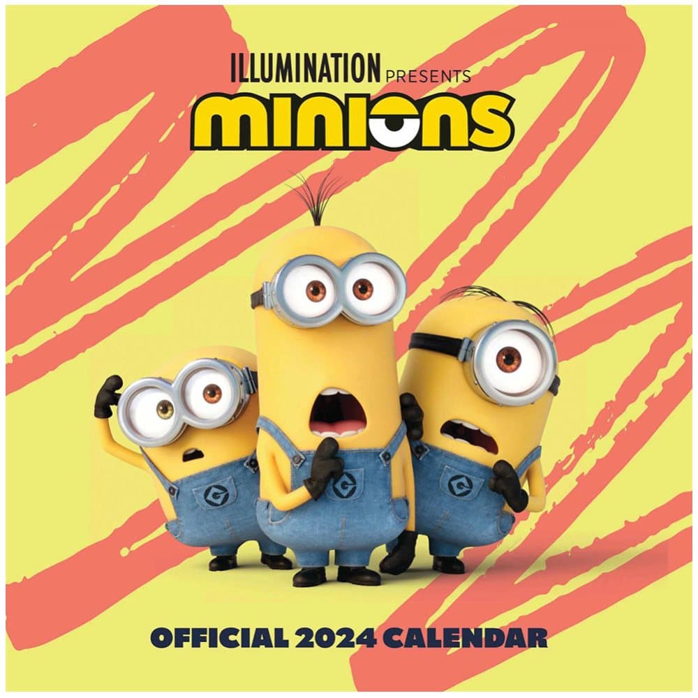 Minions 2025 Square Wall Calendar CDON