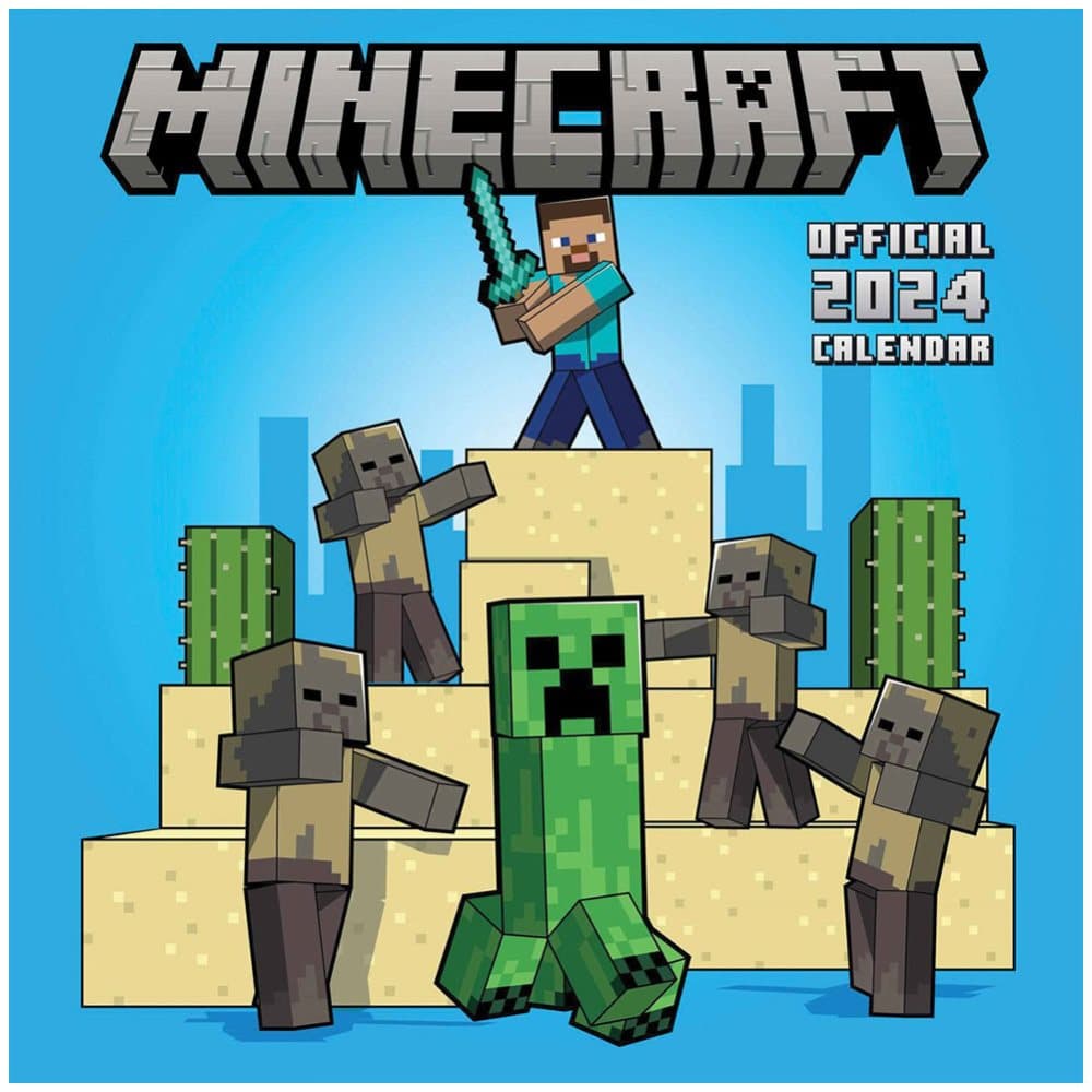 Minecraft 2024 Square Wall Calendar CDON