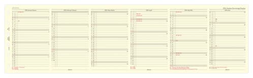Årsplan Pocket 2026, Filofax