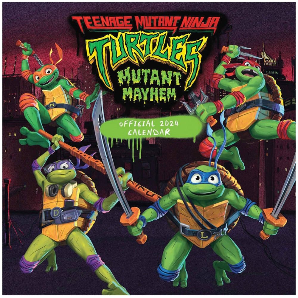 Teenage Mutant Ninja Turtles 2024 Wall Calendar CDON Teenage Mutant Ninja Turtles 2024 Wall Calendar CDON