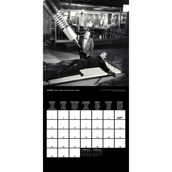 James Bond 2024 Wall Calendar CDON