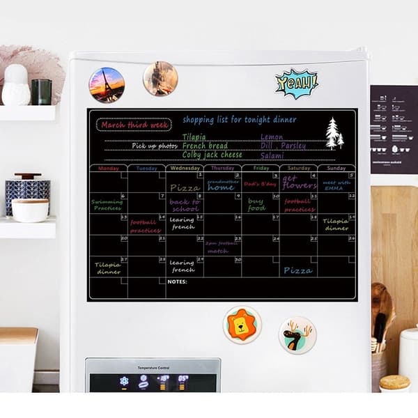 Magnetisk kalender veckovis månad schema Planerare lista