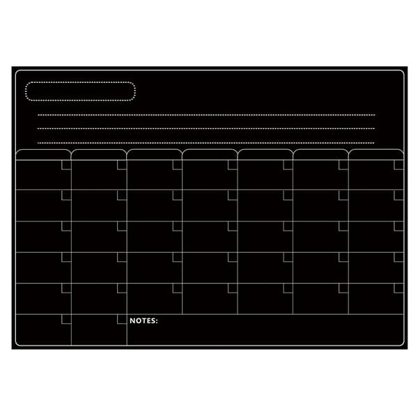 Magnetisk kalender veckovis månad schema Planerare lista