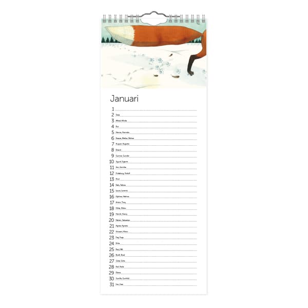 Fødselsdagskalender Udatert Maria Nilsson Thore