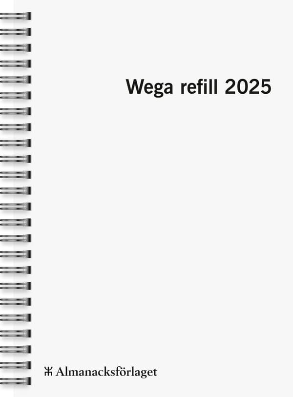 Kalender Wega Refill 2025 Almanacksförlaget