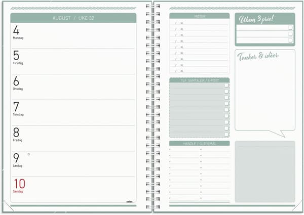 Kalender 2025 A5 Få Det Gjort Grieg