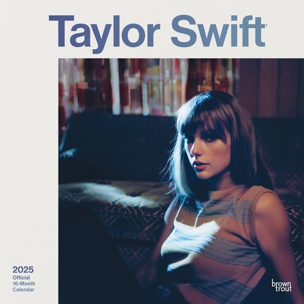 Taylor Swift 2025 Square Wall Calendar Multicoloured 30cm x 30cm