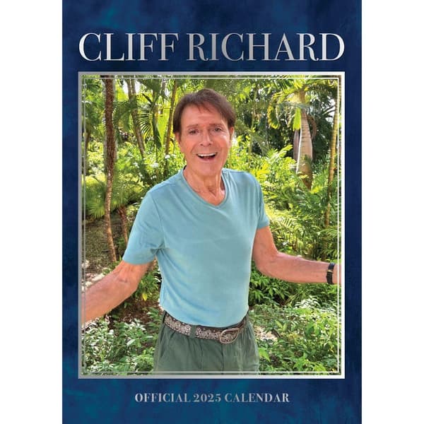 Cliff Richard 2025 A3 Väggkalender Multicoloured 42cm x 30cm