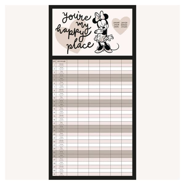 Mickey Mouse & Friends Family Planner 2025 Calendar