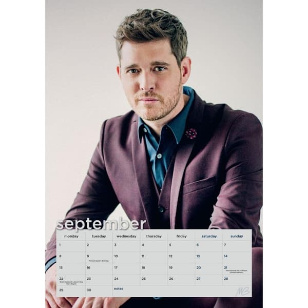 Michael Bublé 2025 A3 Väggkalender