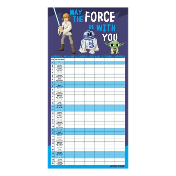 Star Wars Family Planner 2025 Calendar