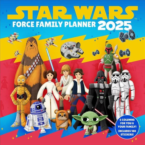 Star Wars Family Planner 2025 Calendar Multicoloured One Size