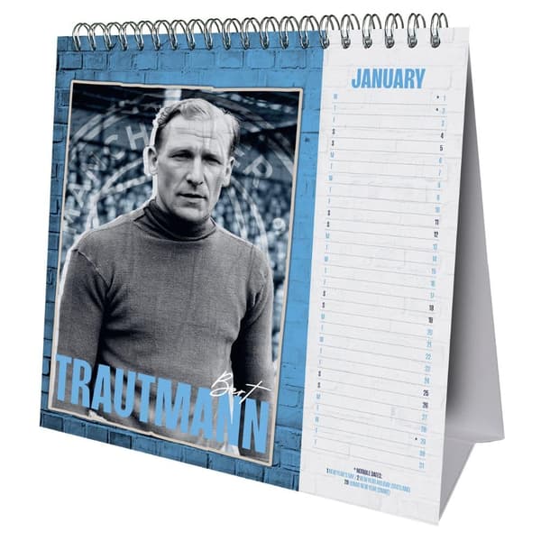 Manchester City FC 2025 Desktop Calendar