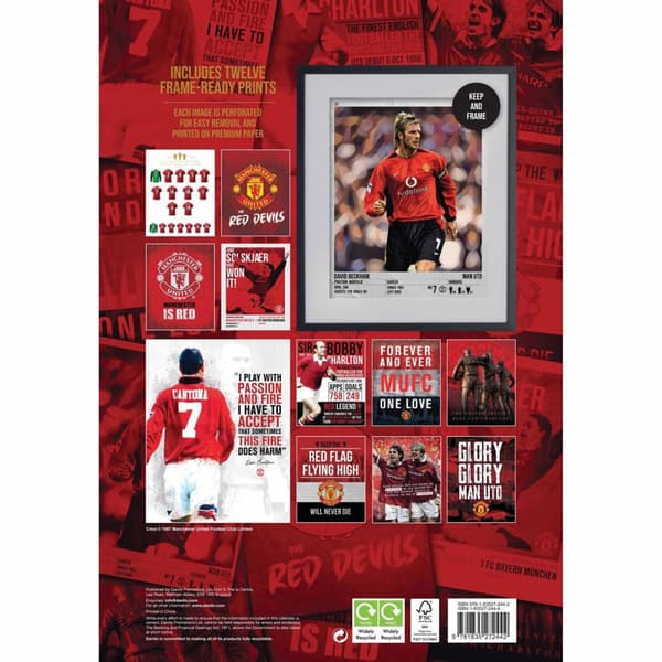 Manchester United FC 2025 Väggkalender