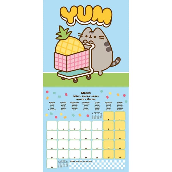 Pusheen 2025 Wall Calendar