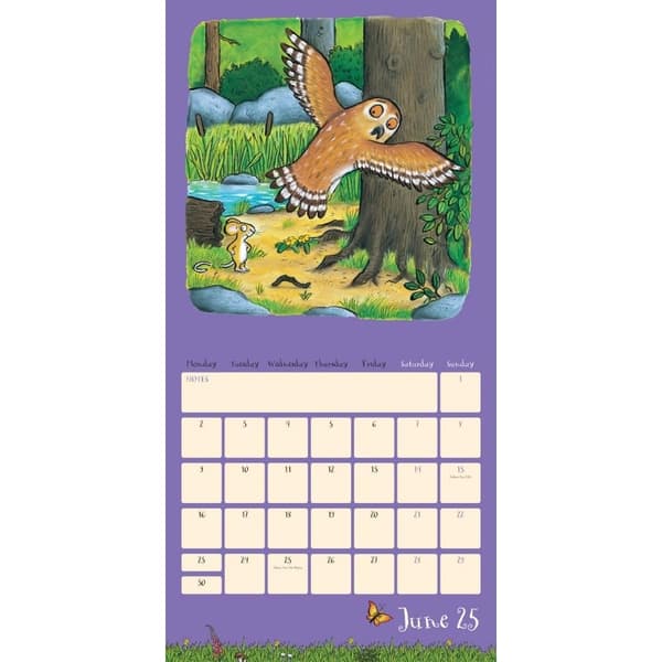 The Gruffalo 2025 Square Wall Calendar