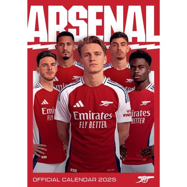 Arsenal FC 2025 A3 Wall Calendar Multicoloured One Size CDON Arsenal FC 2025 A3 Wall Calendar Multicoloured One Size CDON