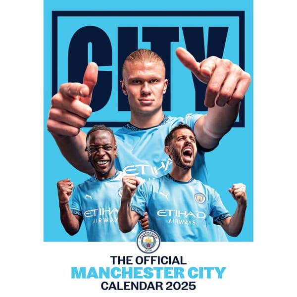 Manchester City FC 2025 A3 Wall Calendar Multicoloured One Size CDON Manchester City FC 2025 A3 Wall Calendar Multicoloured One Size CDON