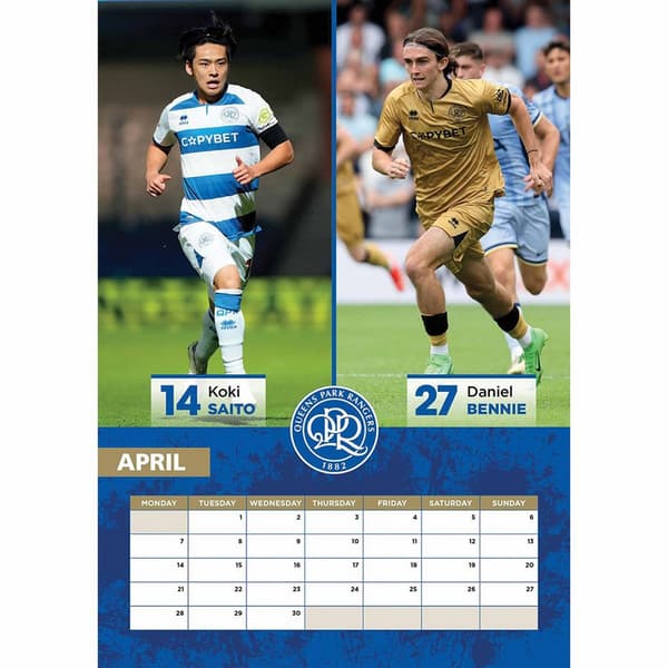 Queens Park Rangers FC 2025 A3 Väggkalender