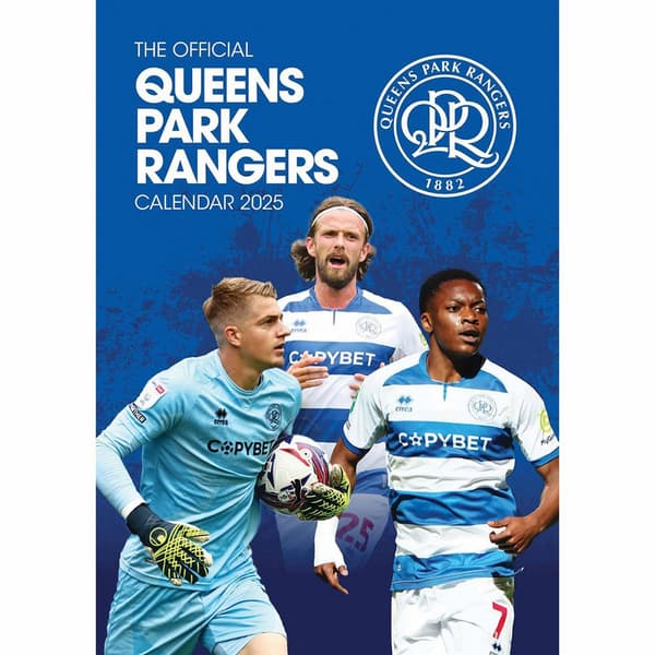 Queens Park Rangers FC 2025 A3 Wall Calendar Blue One Size