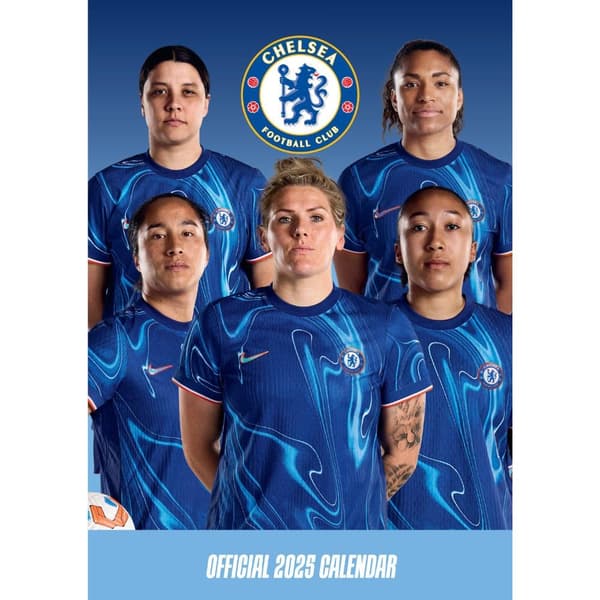 Chelsea WFC A3 Wall Calendar Multicoloured One Size