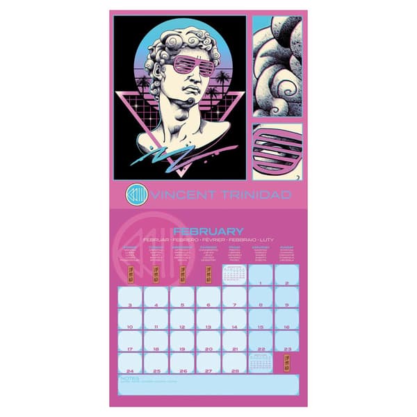 Vincent Trinidad 2025 Wall Calendar