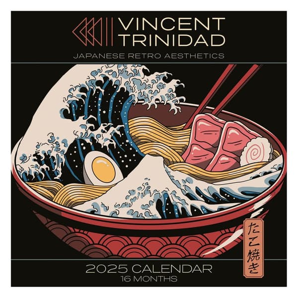 Vincent Trinidad 2025 Väggkalender Multicoloured 30cm x 30cm